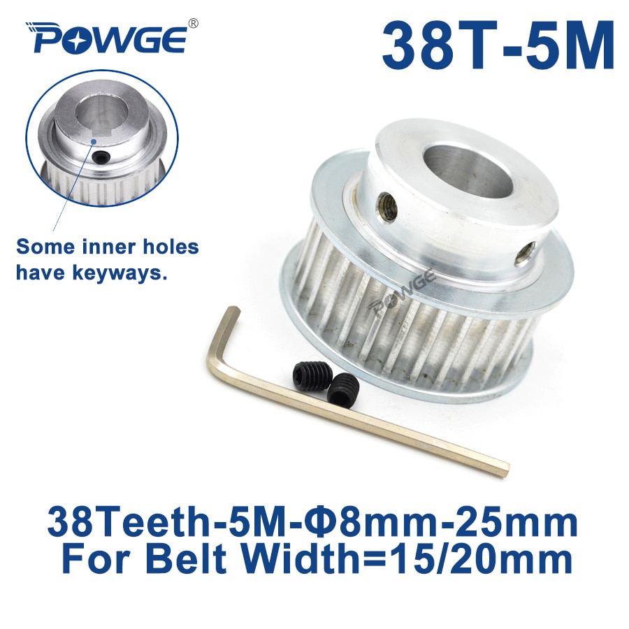 Powge 40 teeth 5 m  Ǯ keyway  8/10/12/14/15/16..